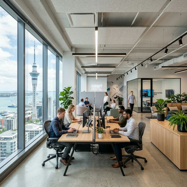 Koru Digital Hub Office in Auckland
